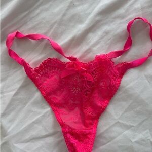 Agent Provocateur Fuchsia Lace Panty